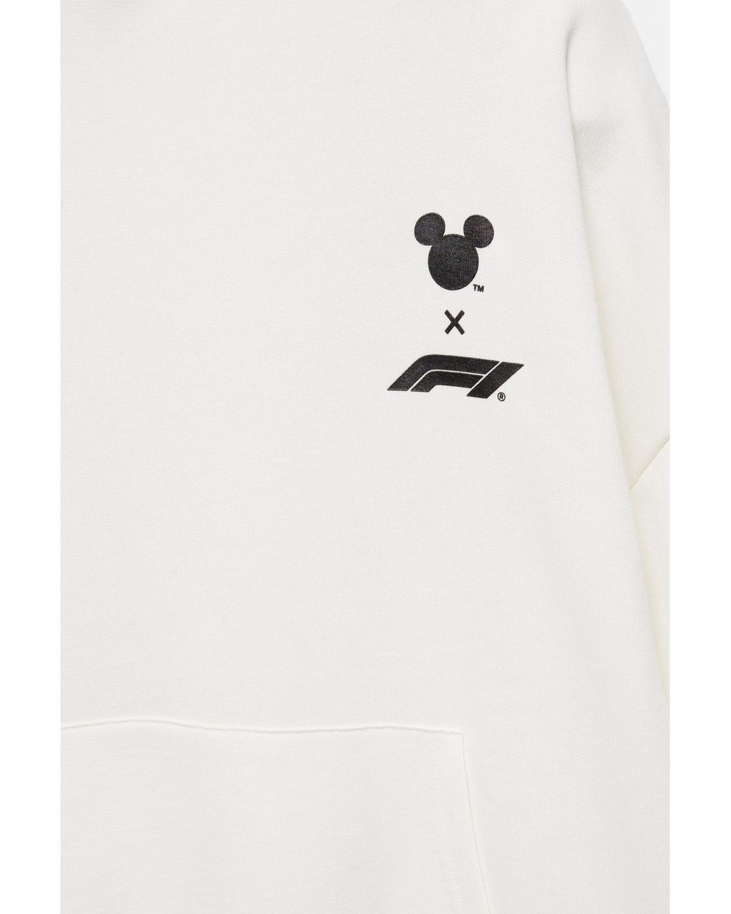 Pull&Bear White Disney X F1 Hoodie