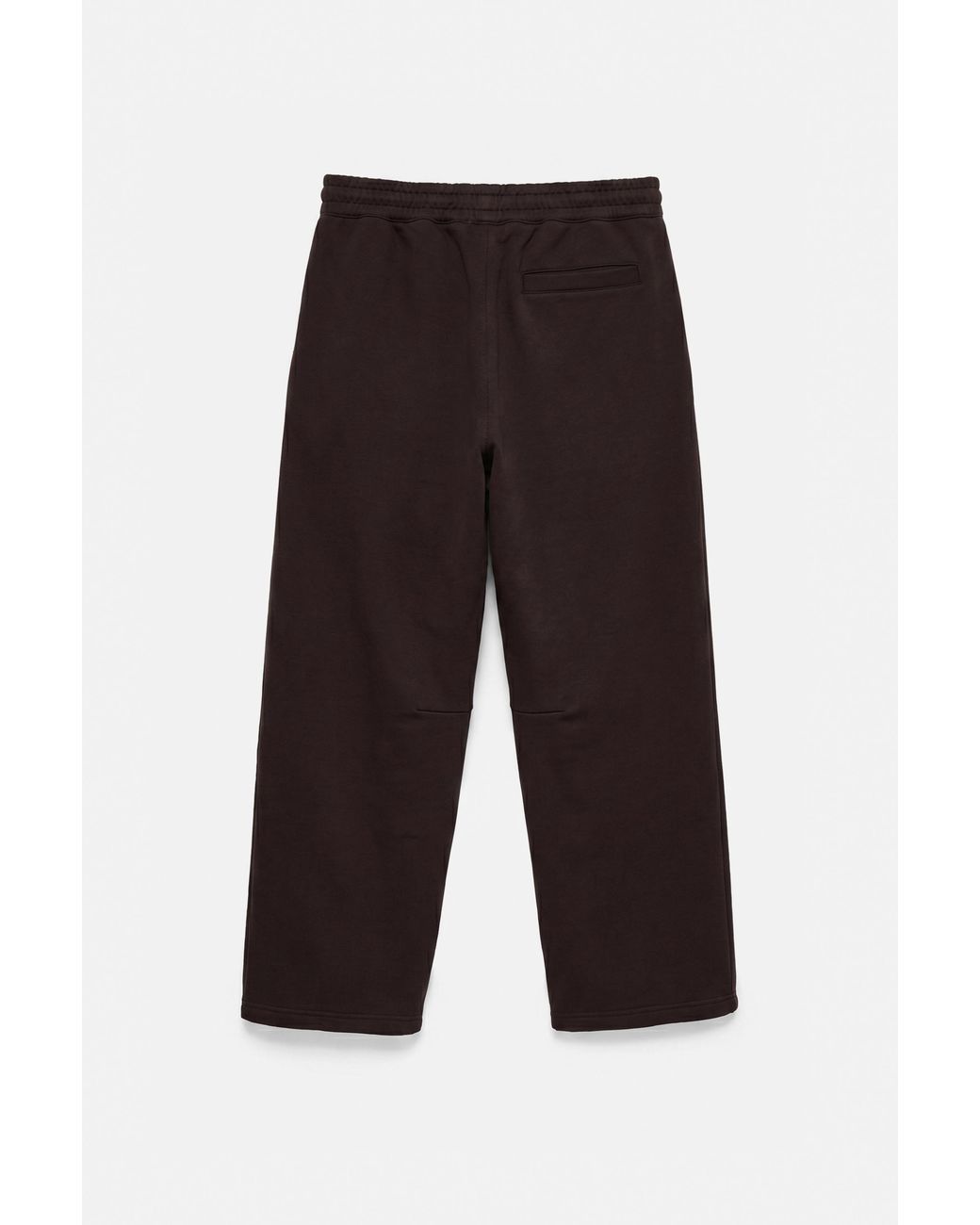 Pull&Bear Black Neoprene Darted Trousers for men