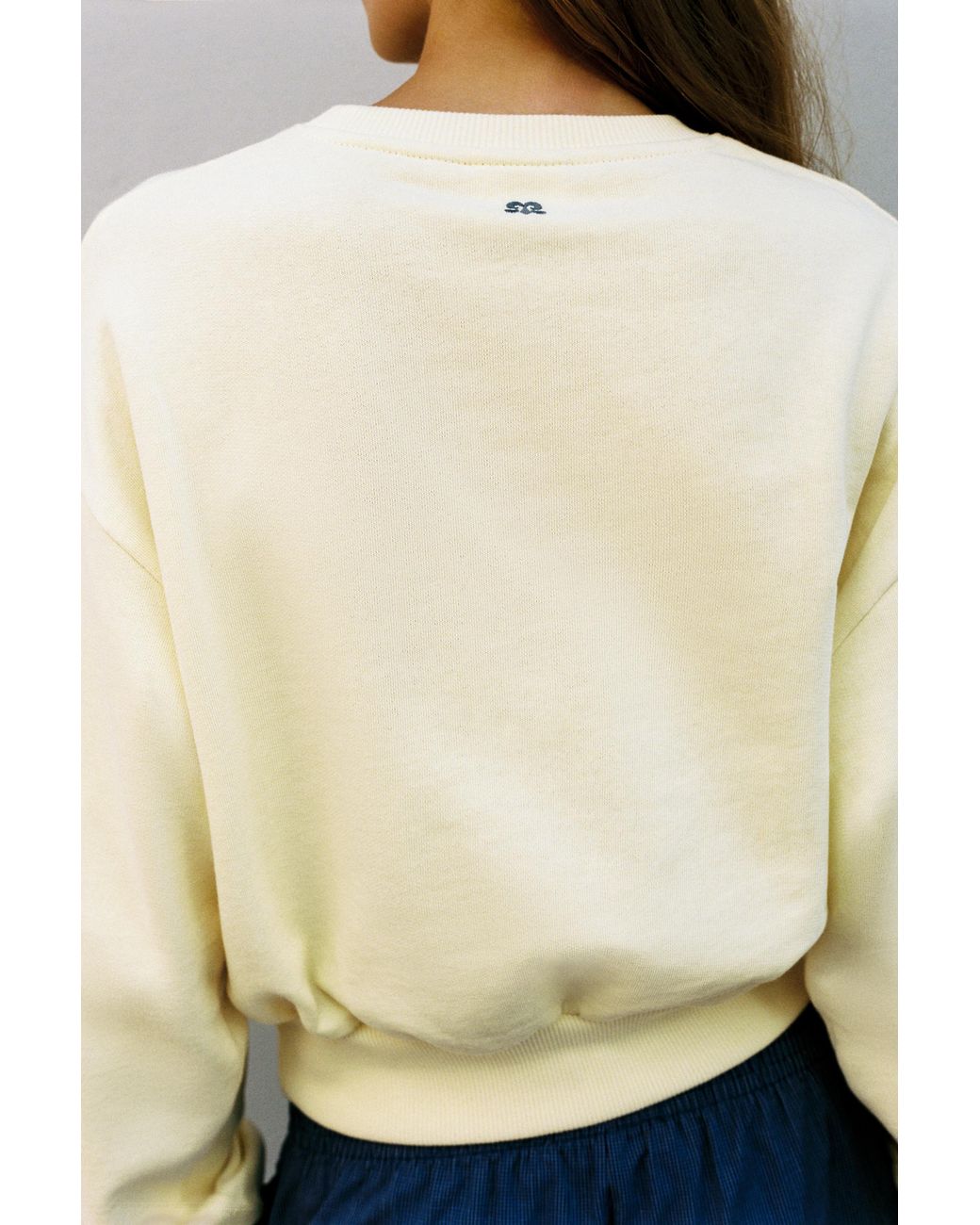 Pull&Bear Natural Round Neck Sweatshirt