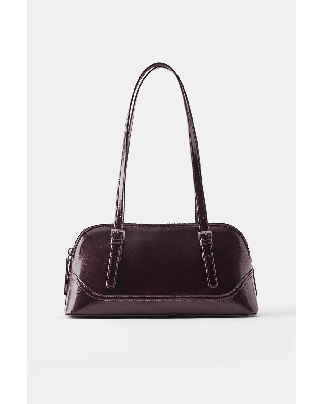 Pull&Bear White Bowling Shoulder Bag