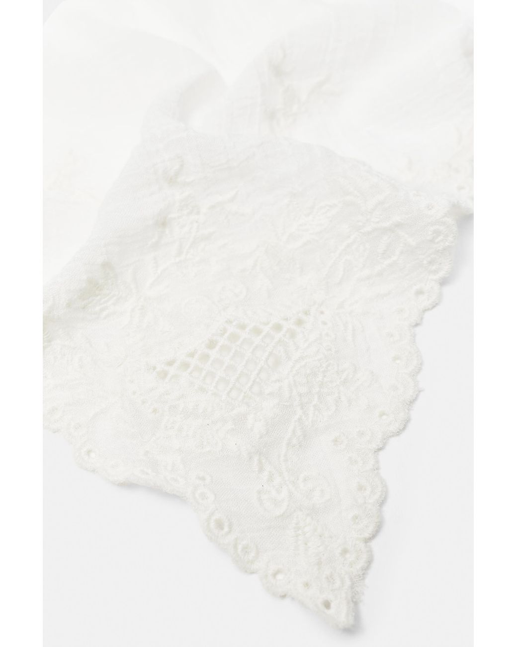 Pull&Bear White Besticktes Tuch