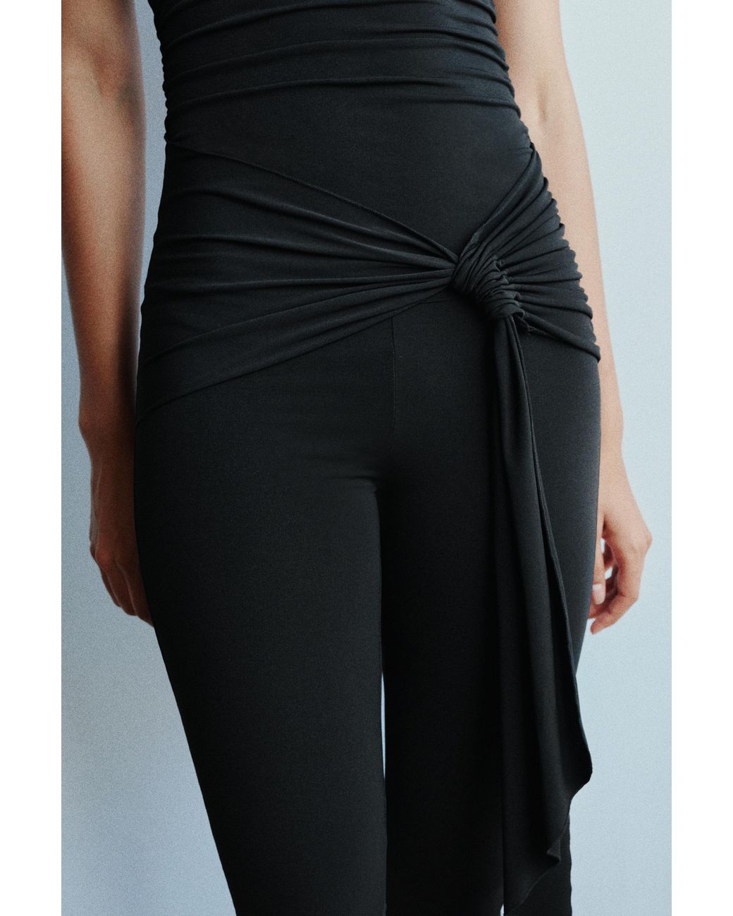 Pull&Bear Black Strapless Jumpsuit