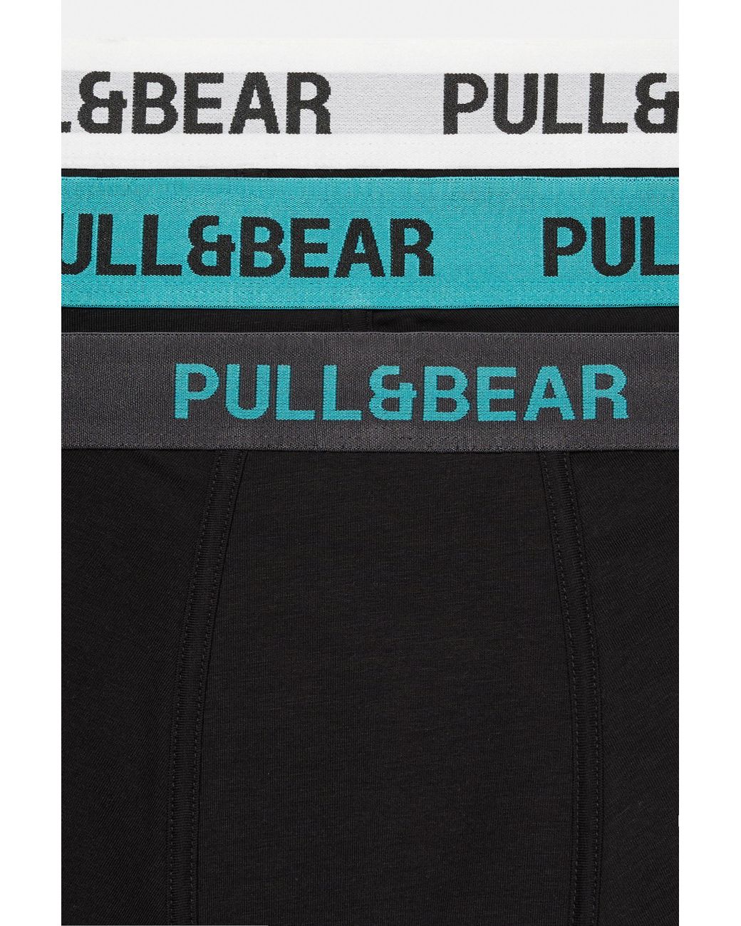 Pack 3 Boxer di Pull&Bear in Black da Uomo