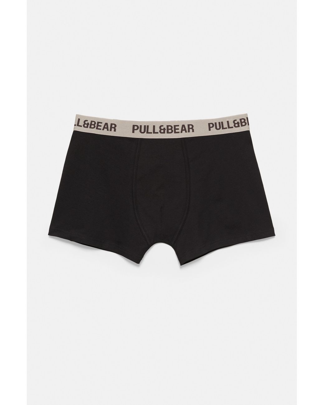 Pull&Bear Black Pack Of 3 Boxers for men
