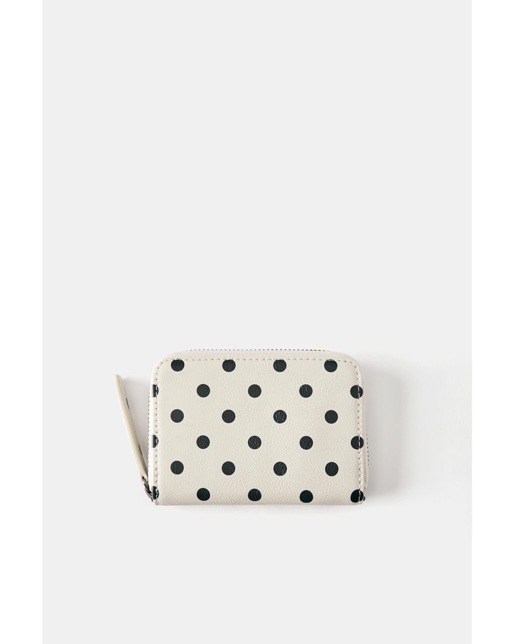 Pull&Bear White Polka Dot Purse