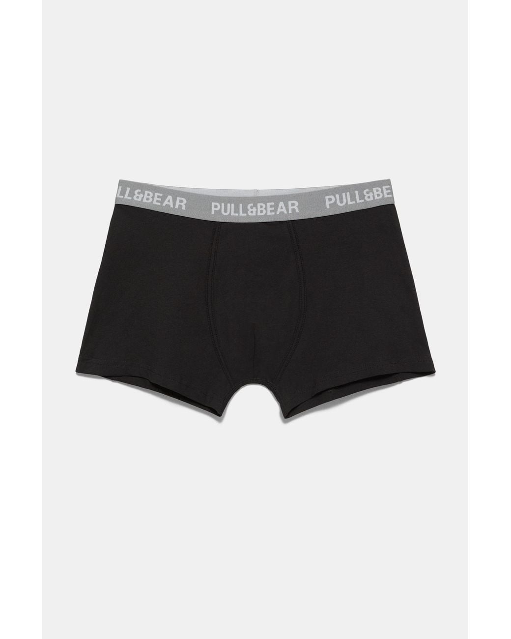 Pull&Bear Black Pack Of 3 Boxers for men