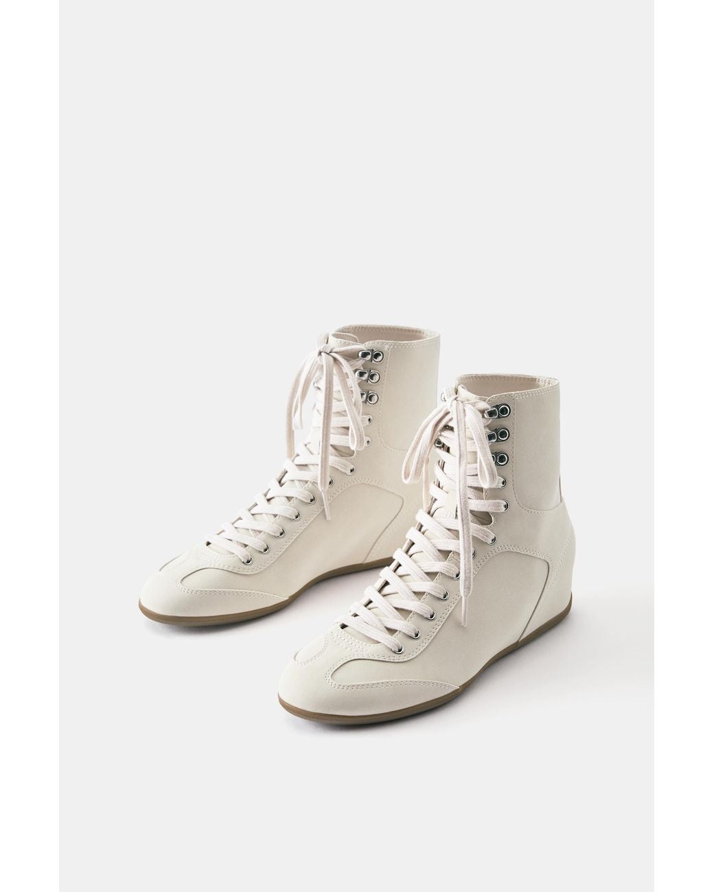 Baskets Montantes En Daim Pull&Bear en coloris Blue