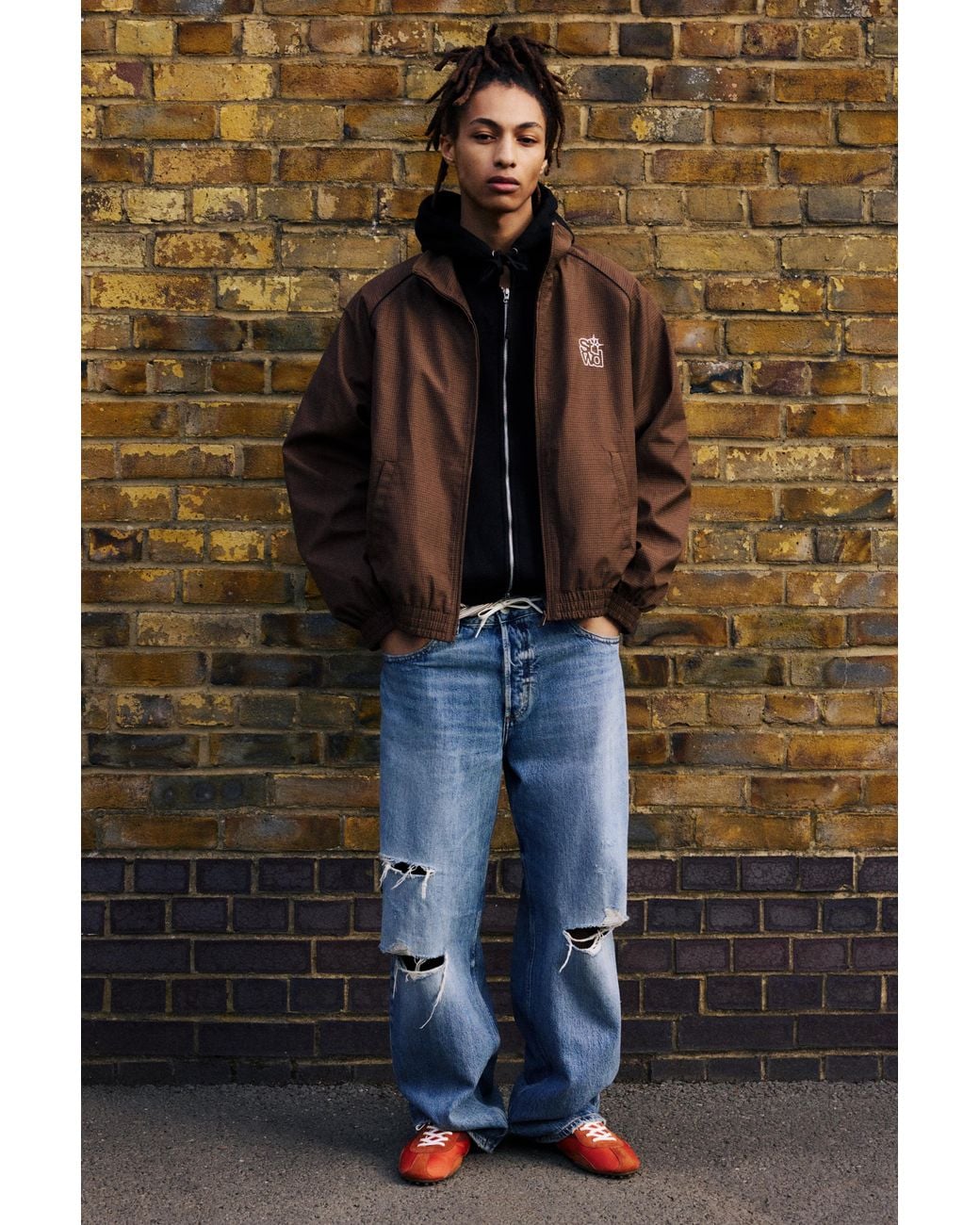 Pull&Bear Brown Stwd Check Jacket for men