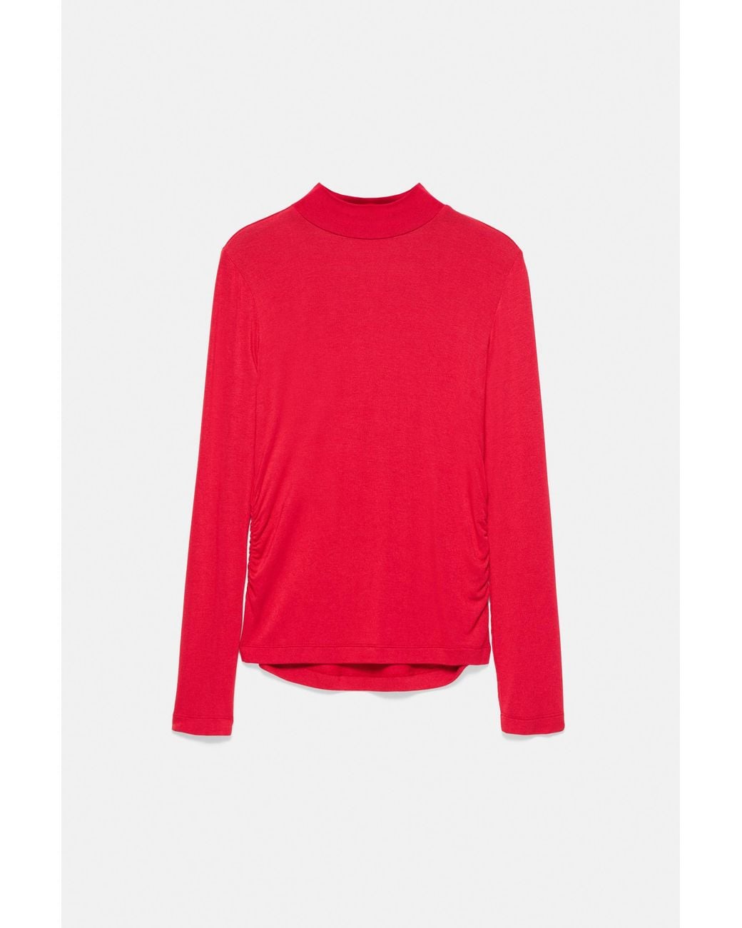 Pull&Bear Top With Gathered Sides