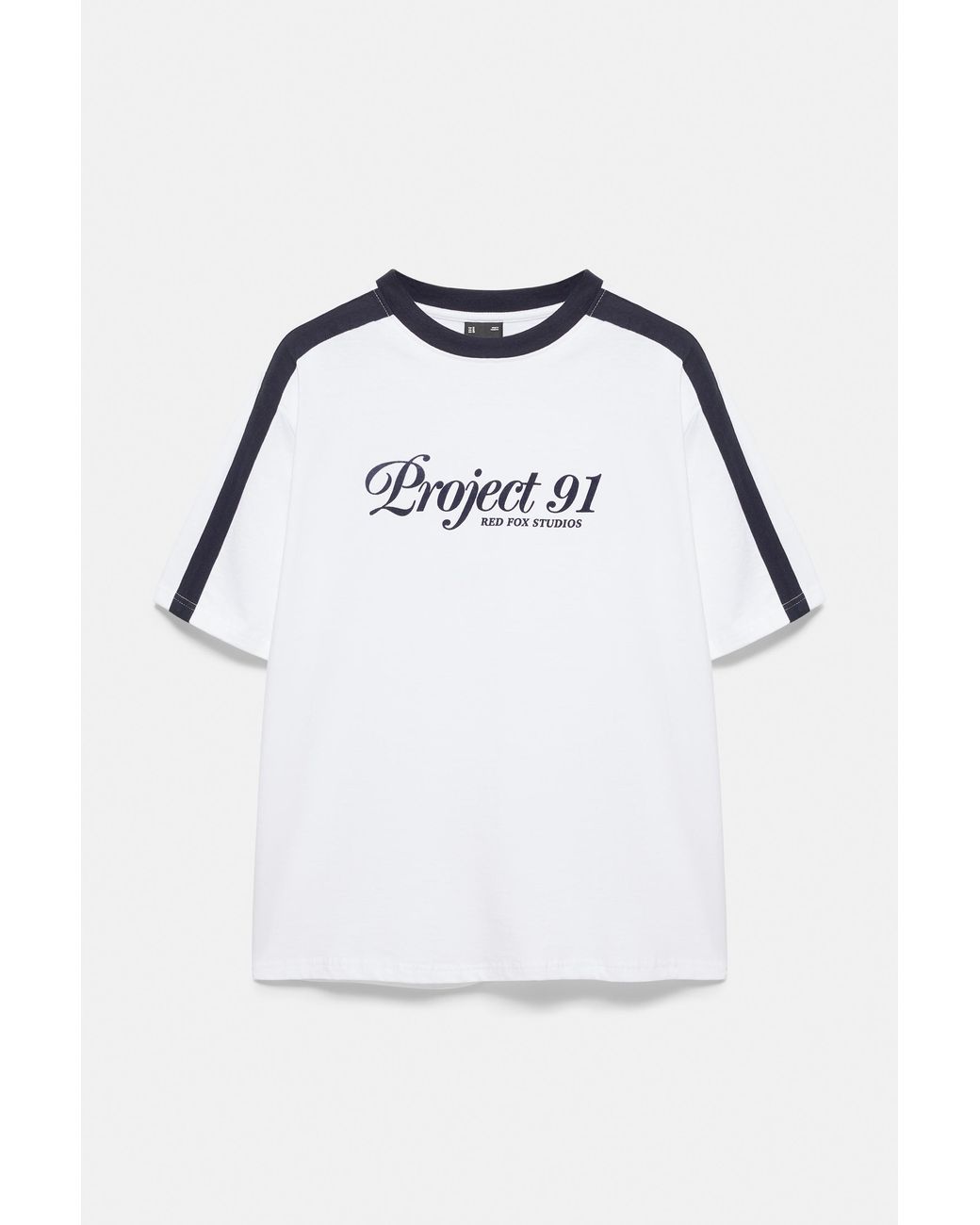 T-Shirt Graphique Project 91 Pull&Bear pour homme en coloris White