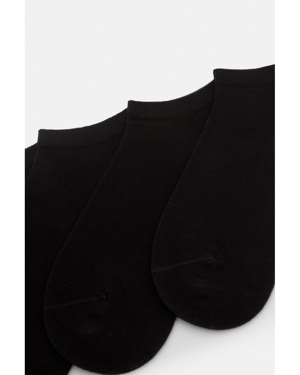 Pull&Bear Black Pack Of 4 Pairs Of Ankle Socks for men