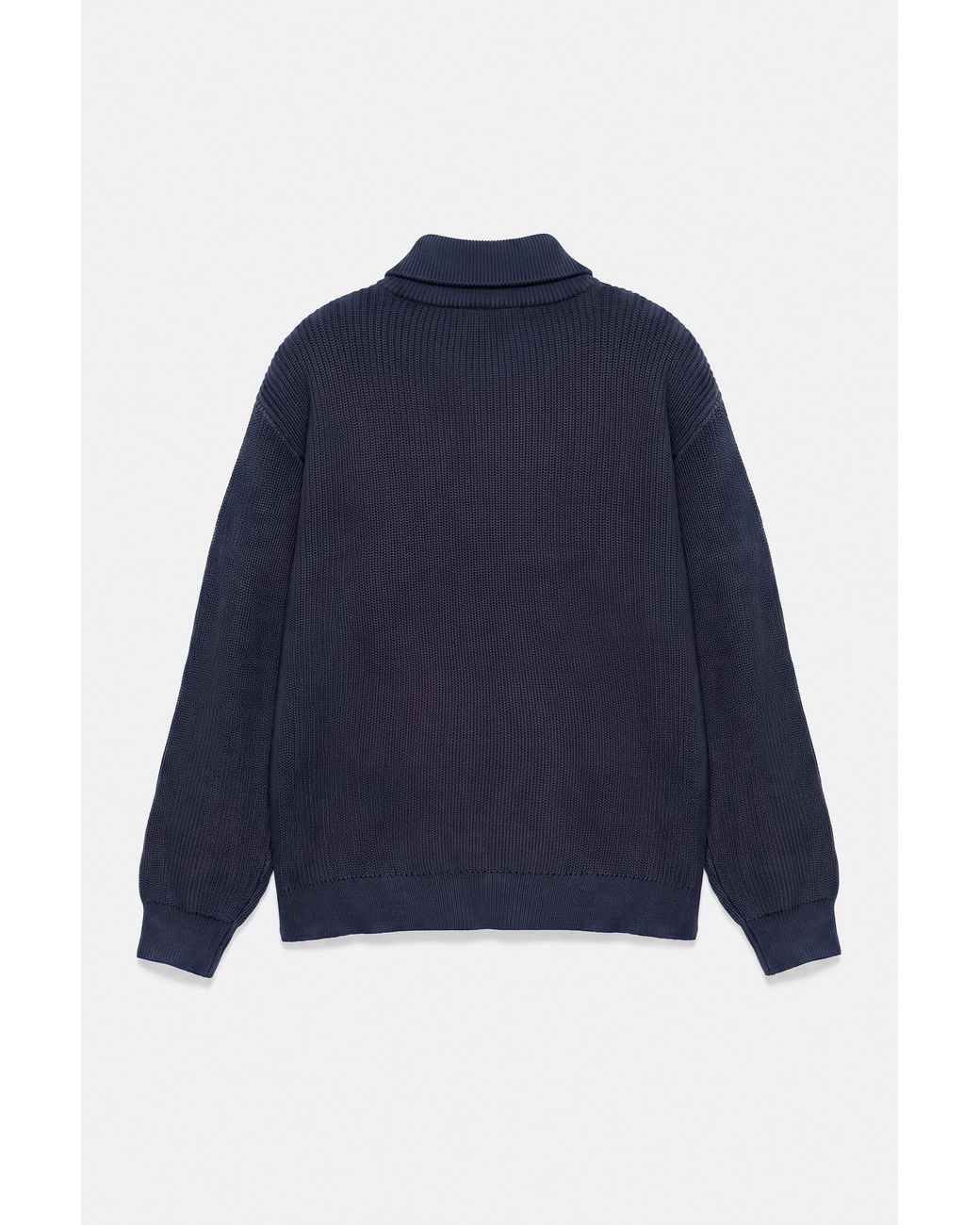 Pull Col Zippé Pull&Bear pour homme en coloris Blue