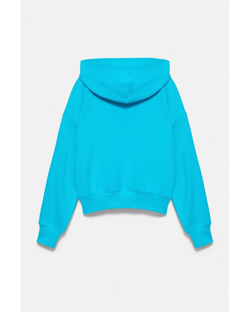 Sweat À Capuche Zippé En Daim Pull&Bear en coloris Red