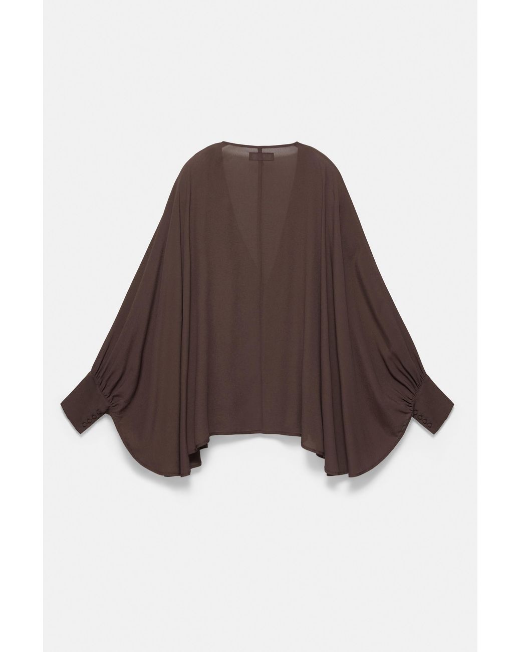 Pull&Bear Black Flowing Cape Blouse