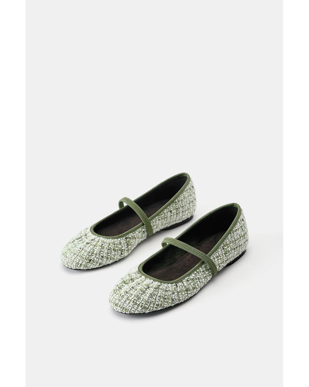 Ballerines Texturées Pull&Bear en coloris Gray