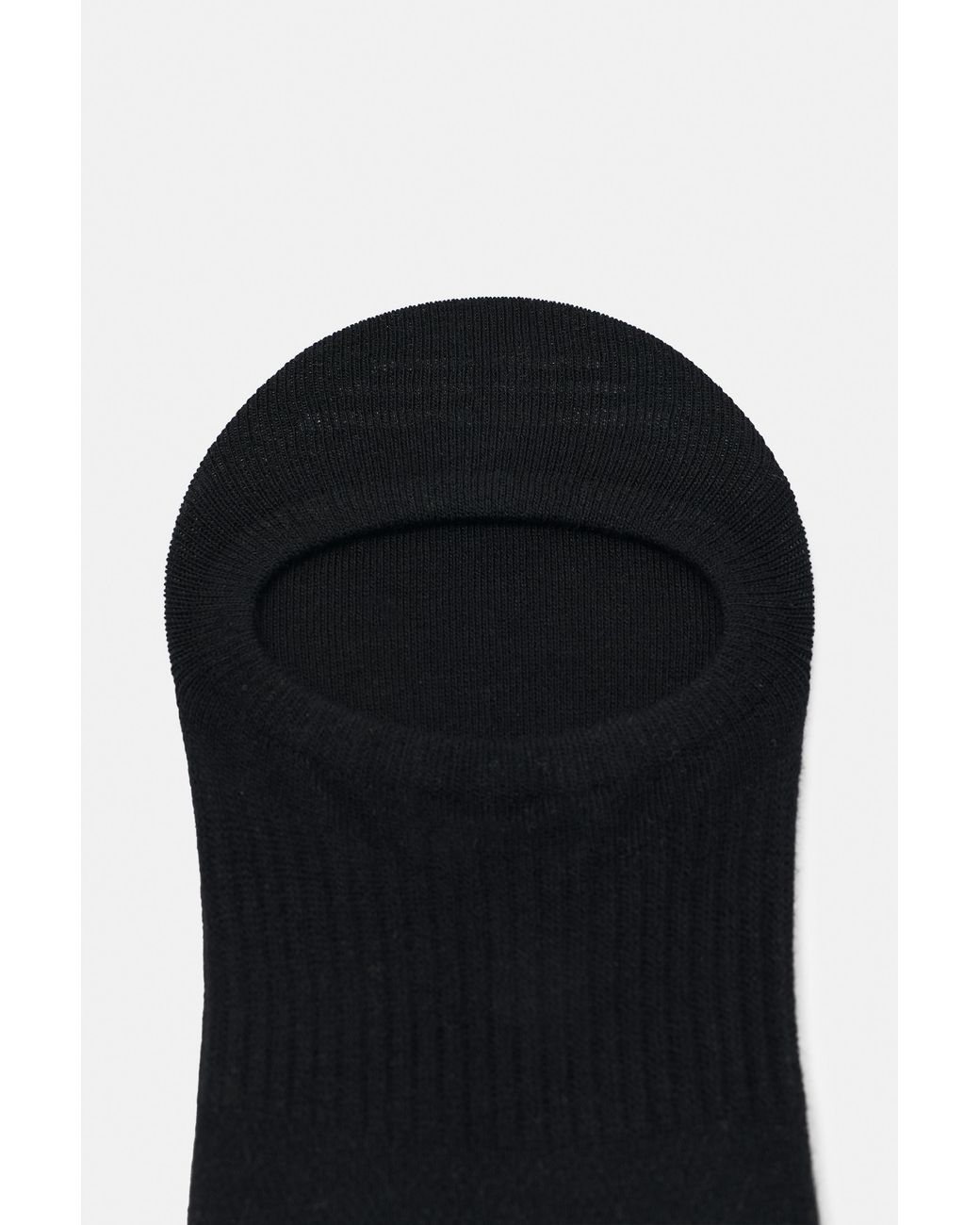 Pull&Bear Black Pack Of 4 Invisible Ankle Socks for men