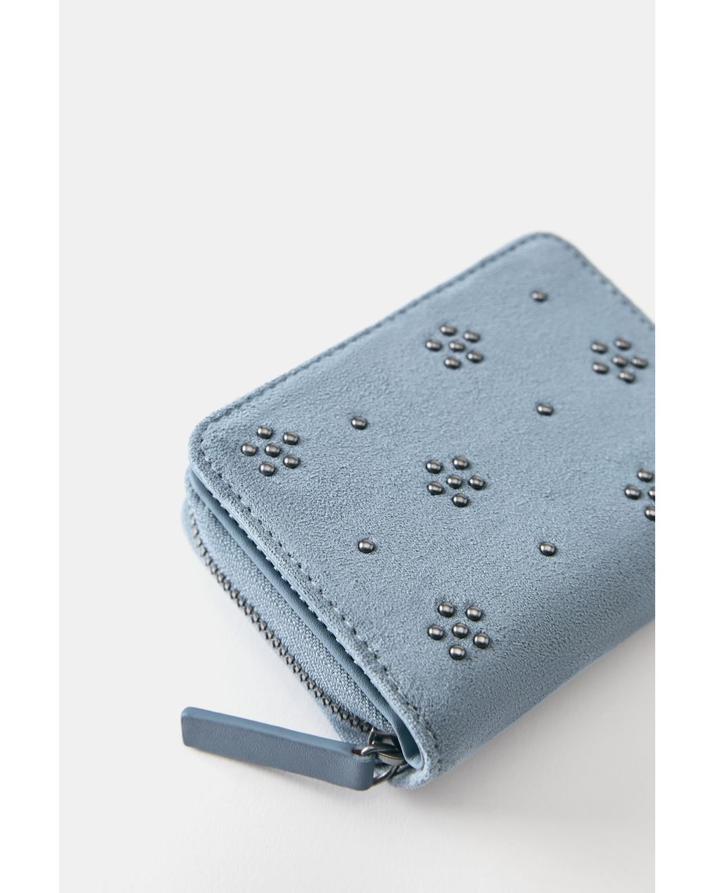 Pull&Bear Blue Studded Wallet