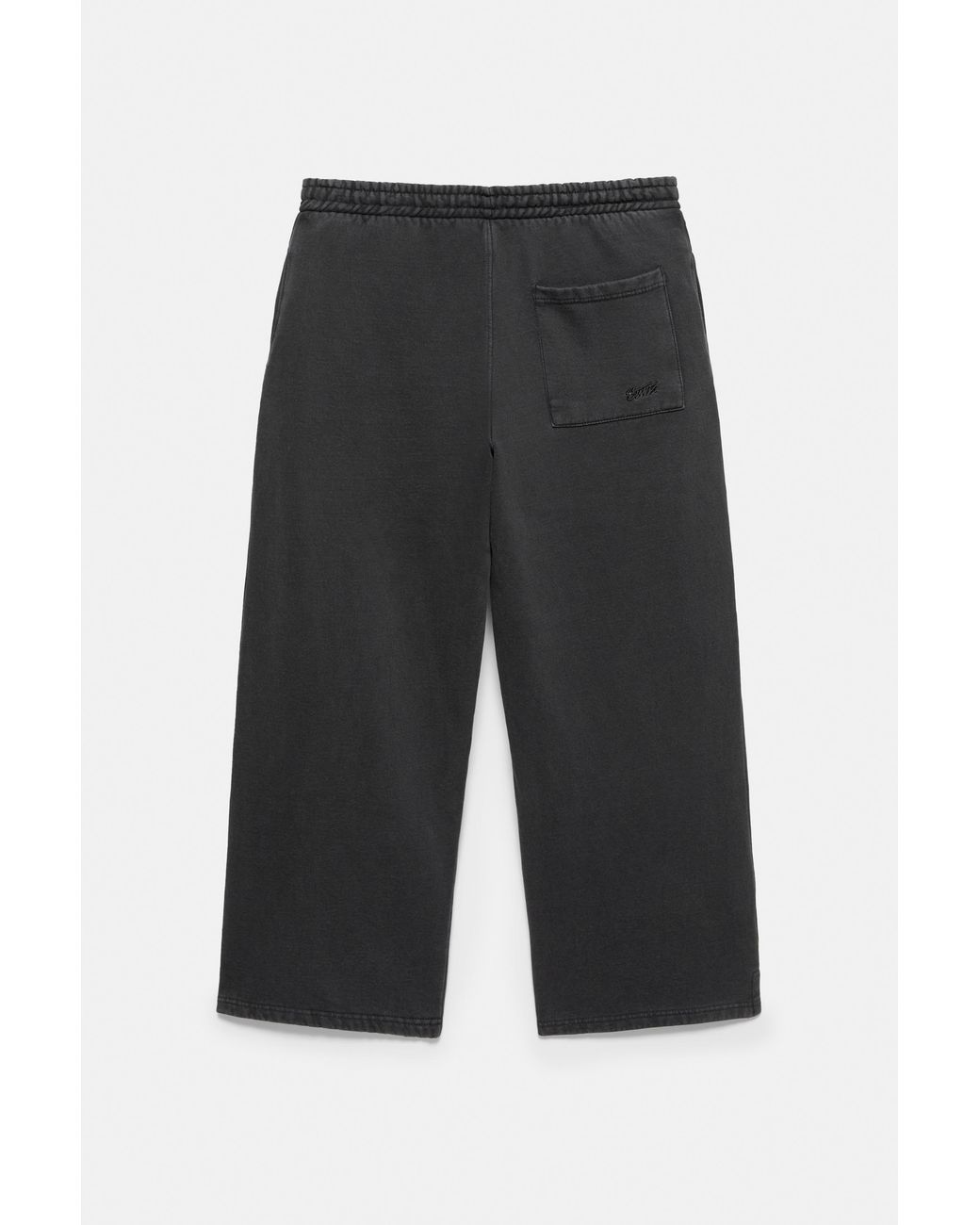 Pull&Bear Black Stwd Jogger Trousers for men