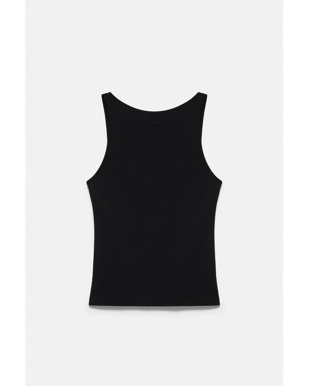Pull&Bear Black Metal Appliqué Tank Top