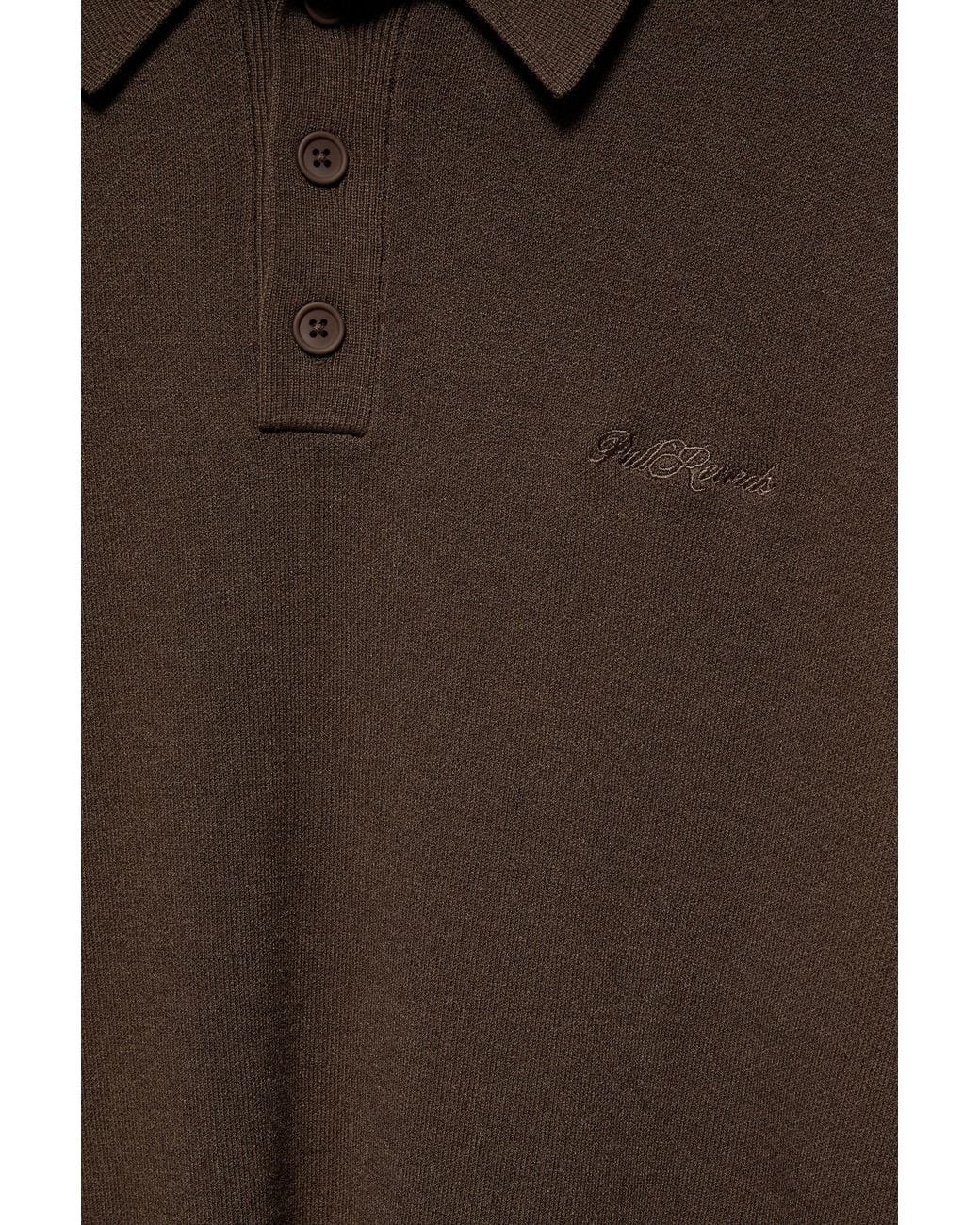 Polo di Pull&Bear in Black da Uomo