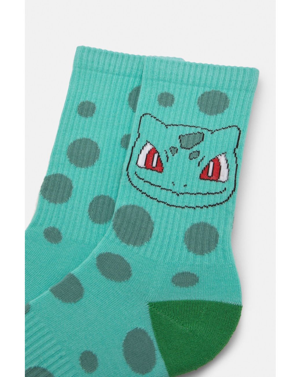 Pull&Bear Pokémon Bulbasaur Socken in Green für Herren