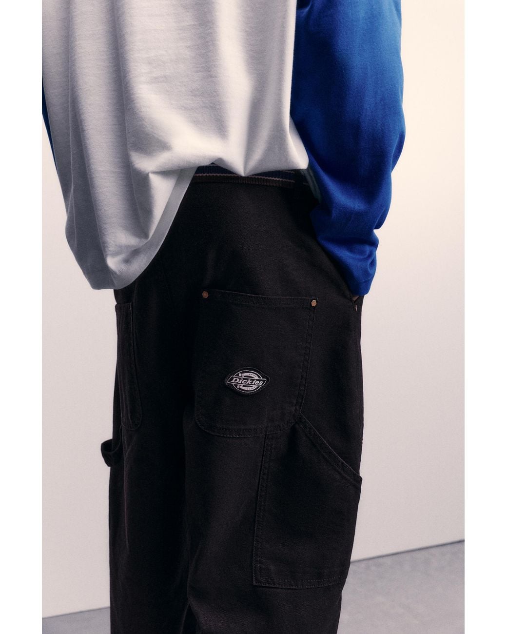 Pull&Bear Blue Dickies Cargo Trousers for men
