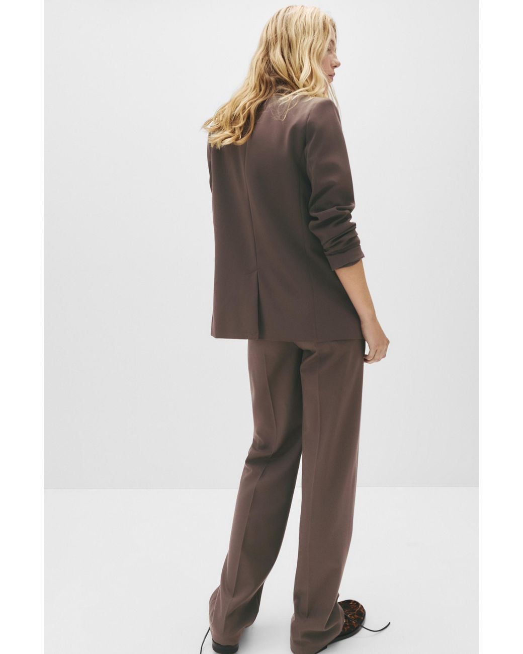 Pull&Bear Brown Basic Blazer