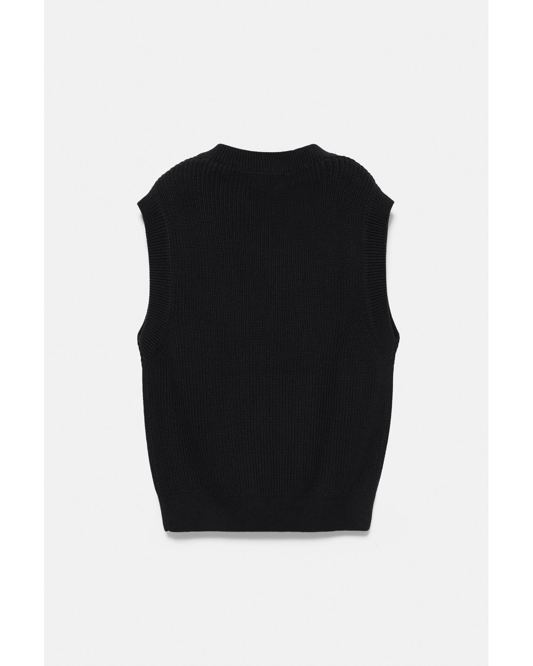 Pull&Bear Green Knit Vest for men