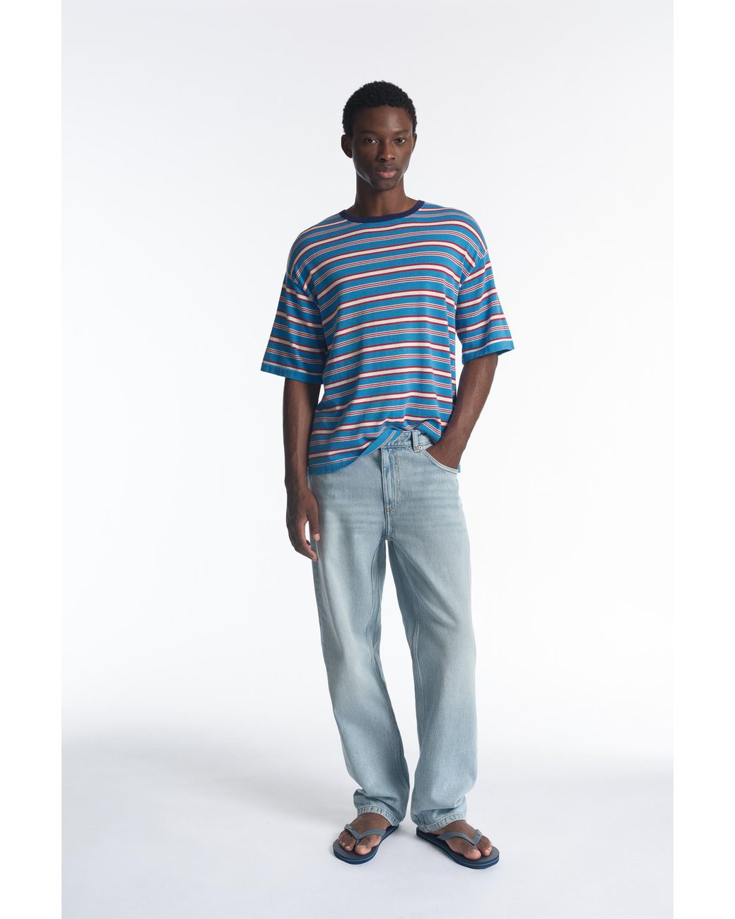 Maglietta di Pull&Bear in Blue da Uomo