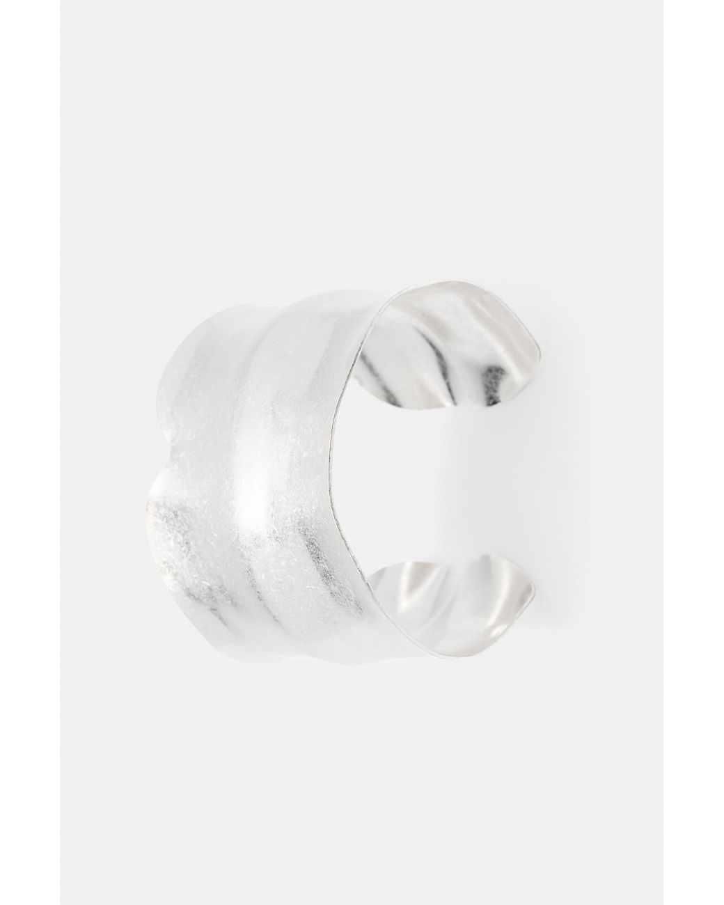Pull&Bear Metallic Irregular Rigid Arm Cuff