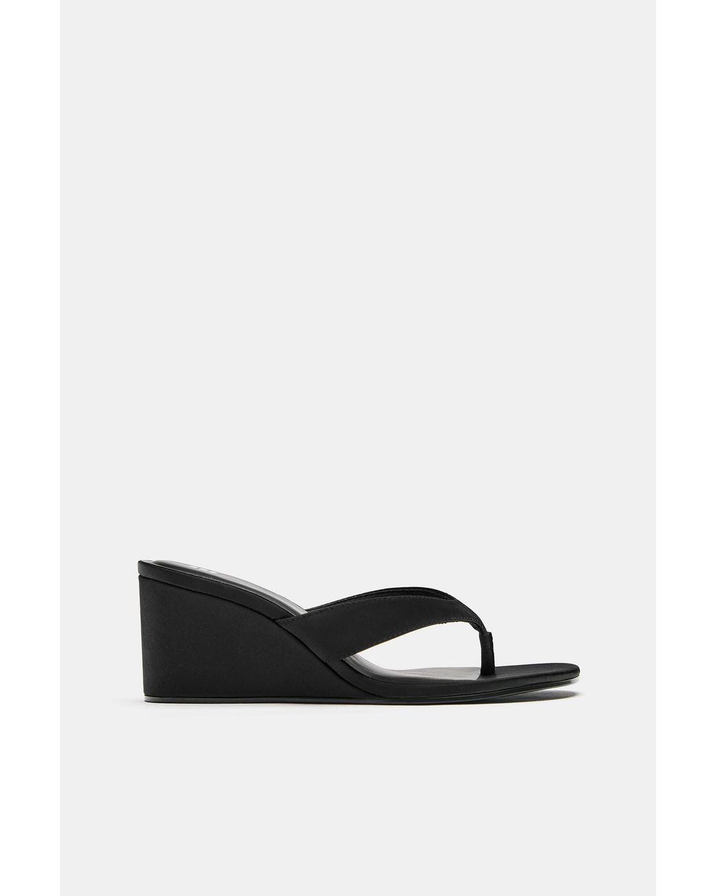 Sandales À Talon Compensé Pull&Bear en coloris White