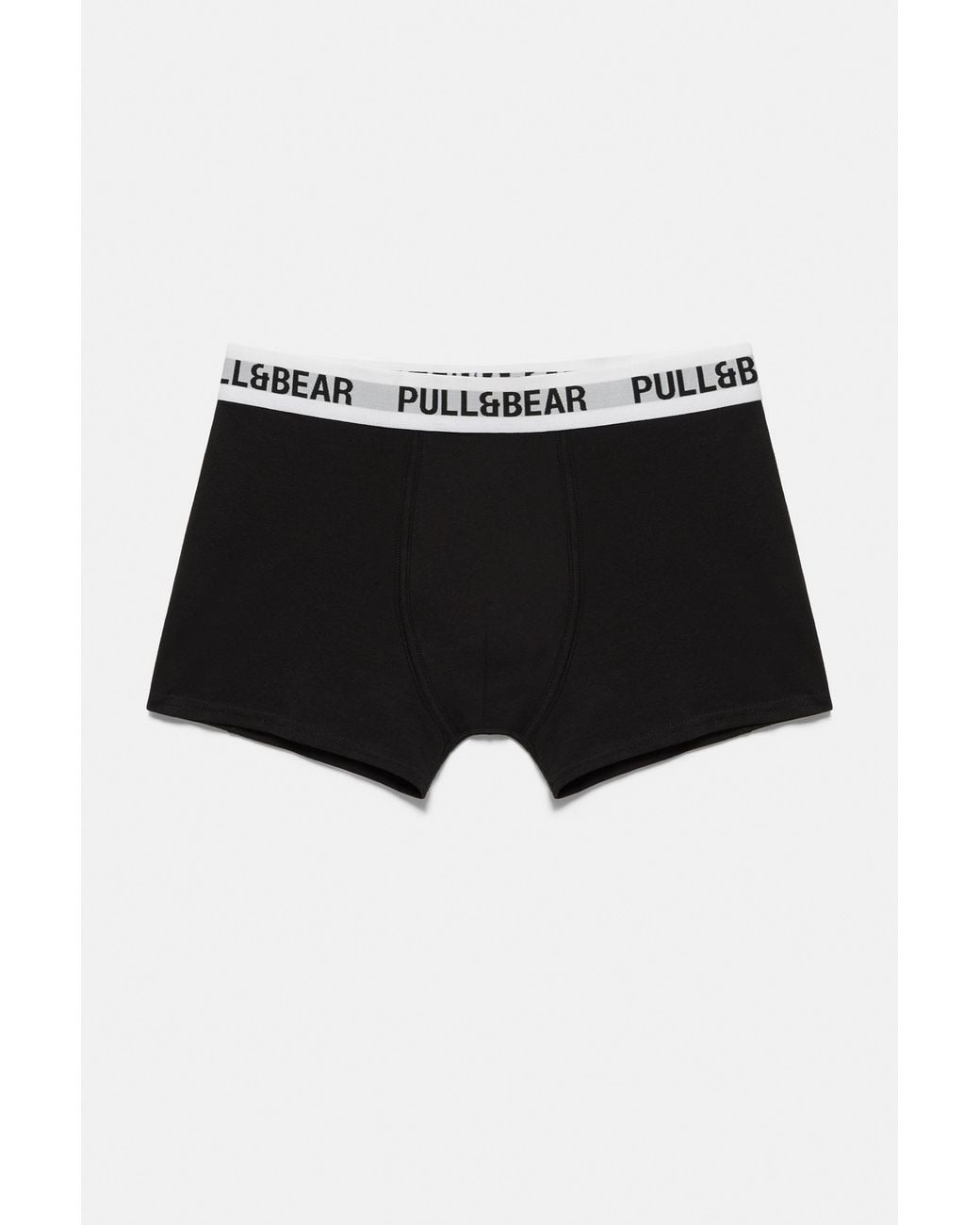 Pull&Bear Black Pack Of 3 Boxers for men