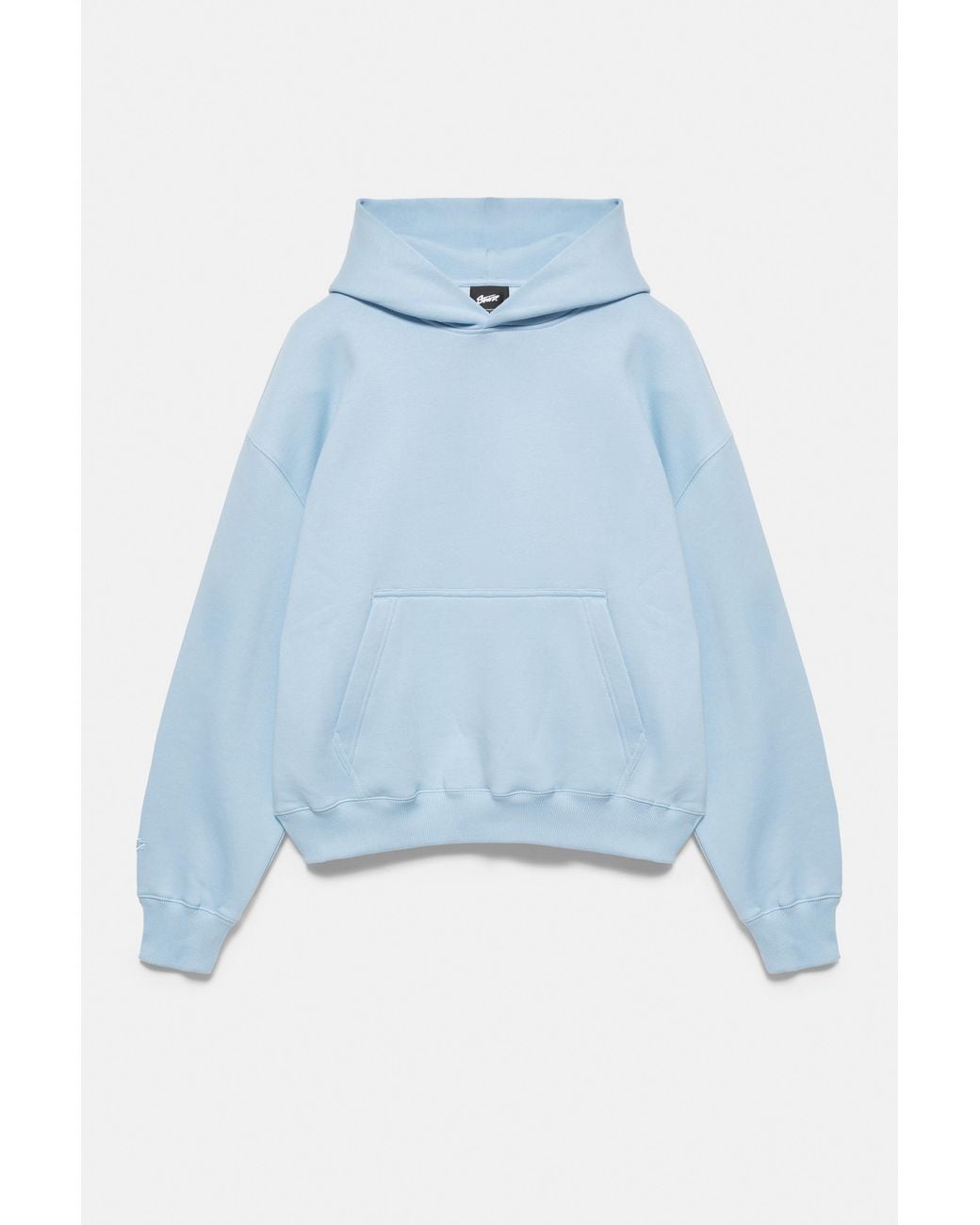 Pull&Bear Boxy Sweater Met Stwd-Logo En Capuchon in het Blue voor heren