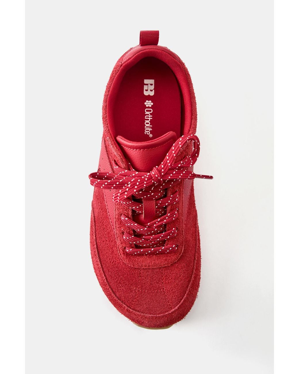 Pull&Bear Red Leather Barefoot Trainers