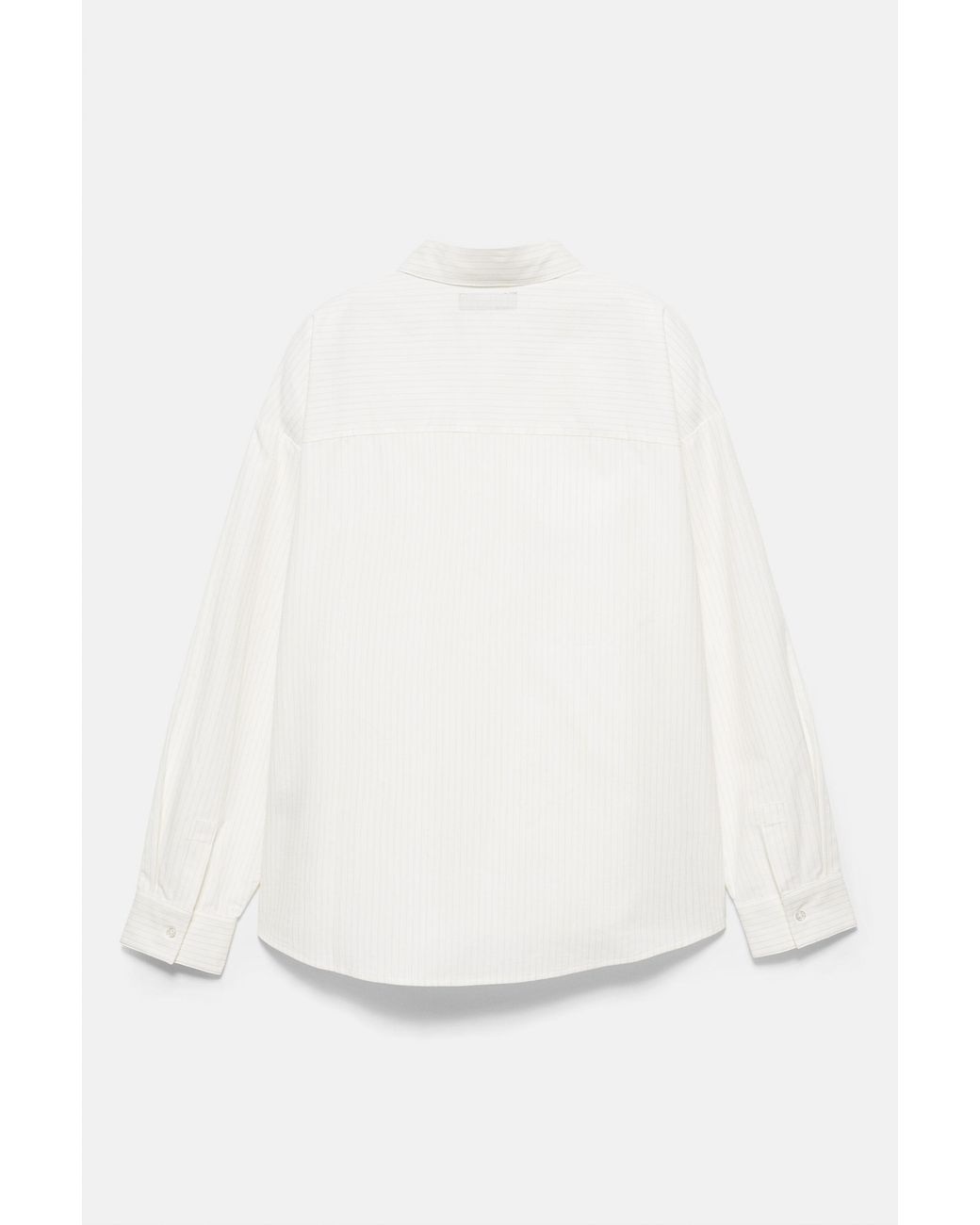 Pull&Bear Overhemd Van Micro-Ribfluweel Met Strepen in het Purple voor heren