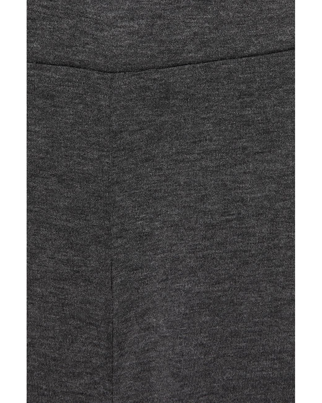 Pull&Bear Flared Broek Soft Touch in het Black
