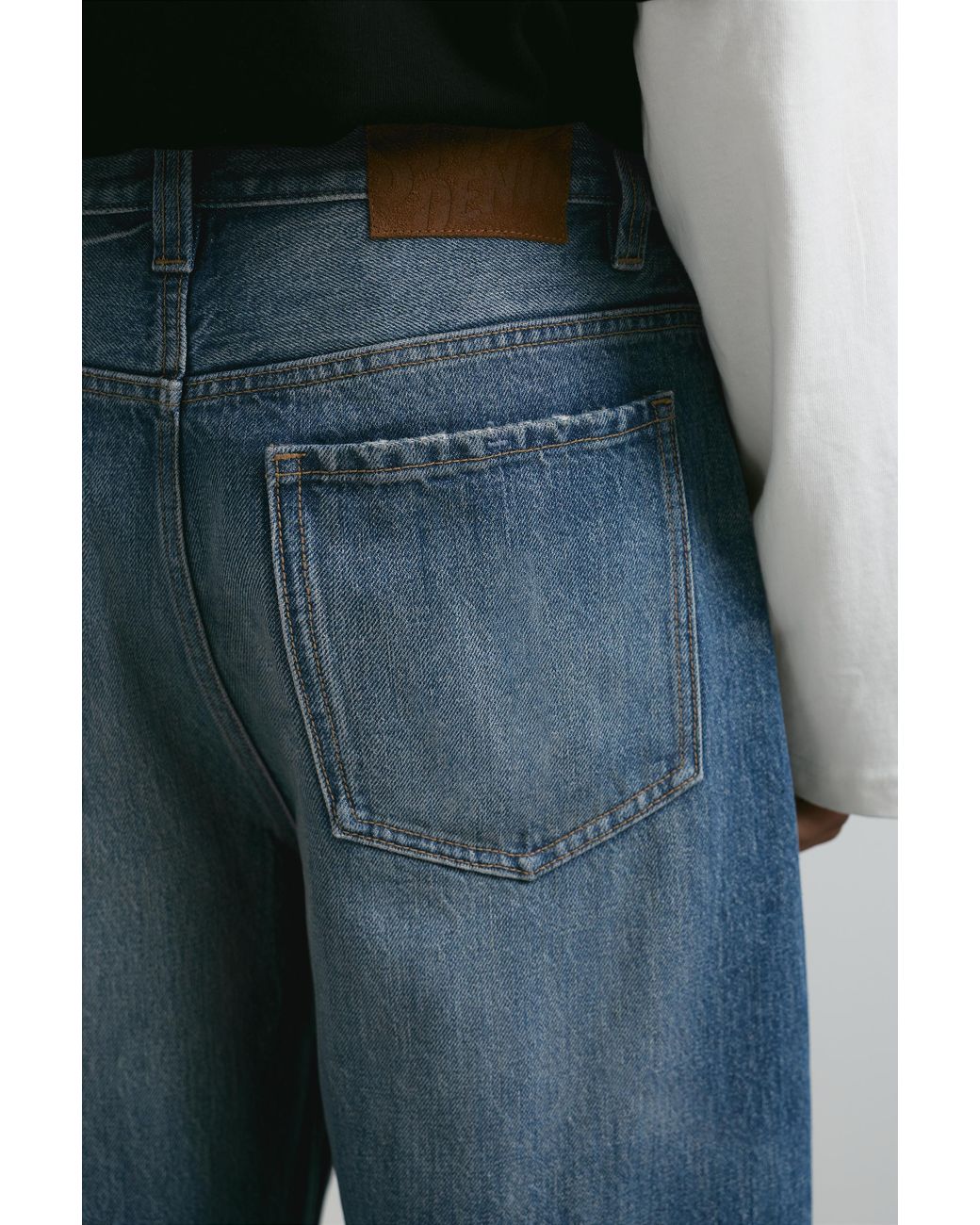 Pull&Bear Multicolor Balloon-Fit Baggy Jeans for men