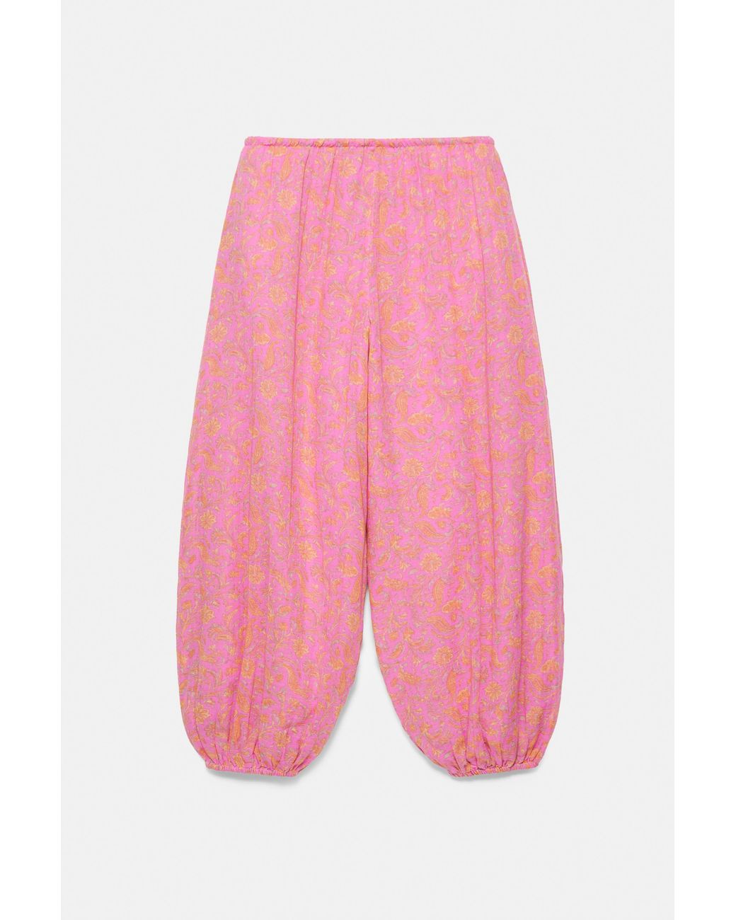 Pull&Bear Pofbroek Met Print in het White