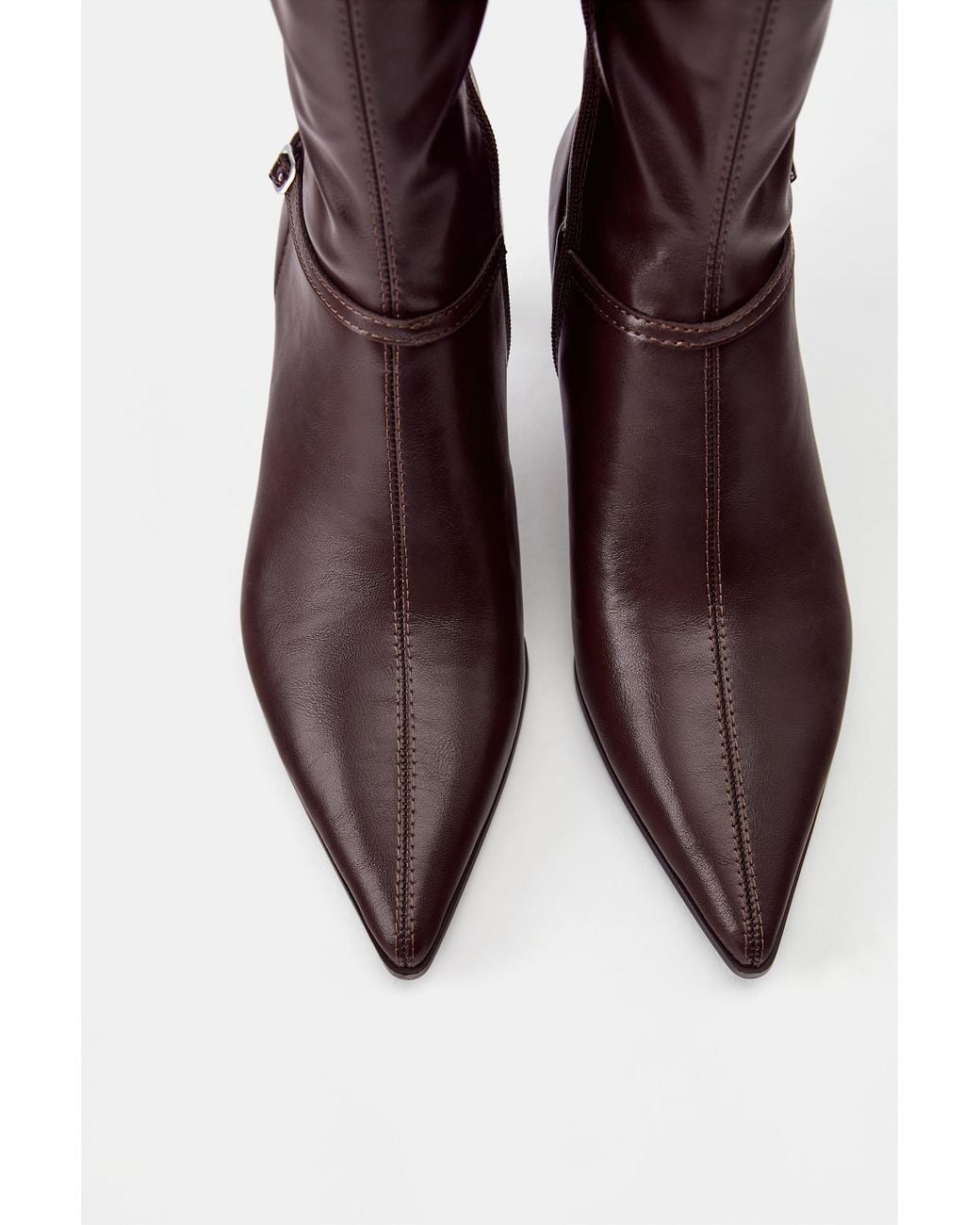 Bottes À Talon À Boucle Pull&Bear en coloris Blue