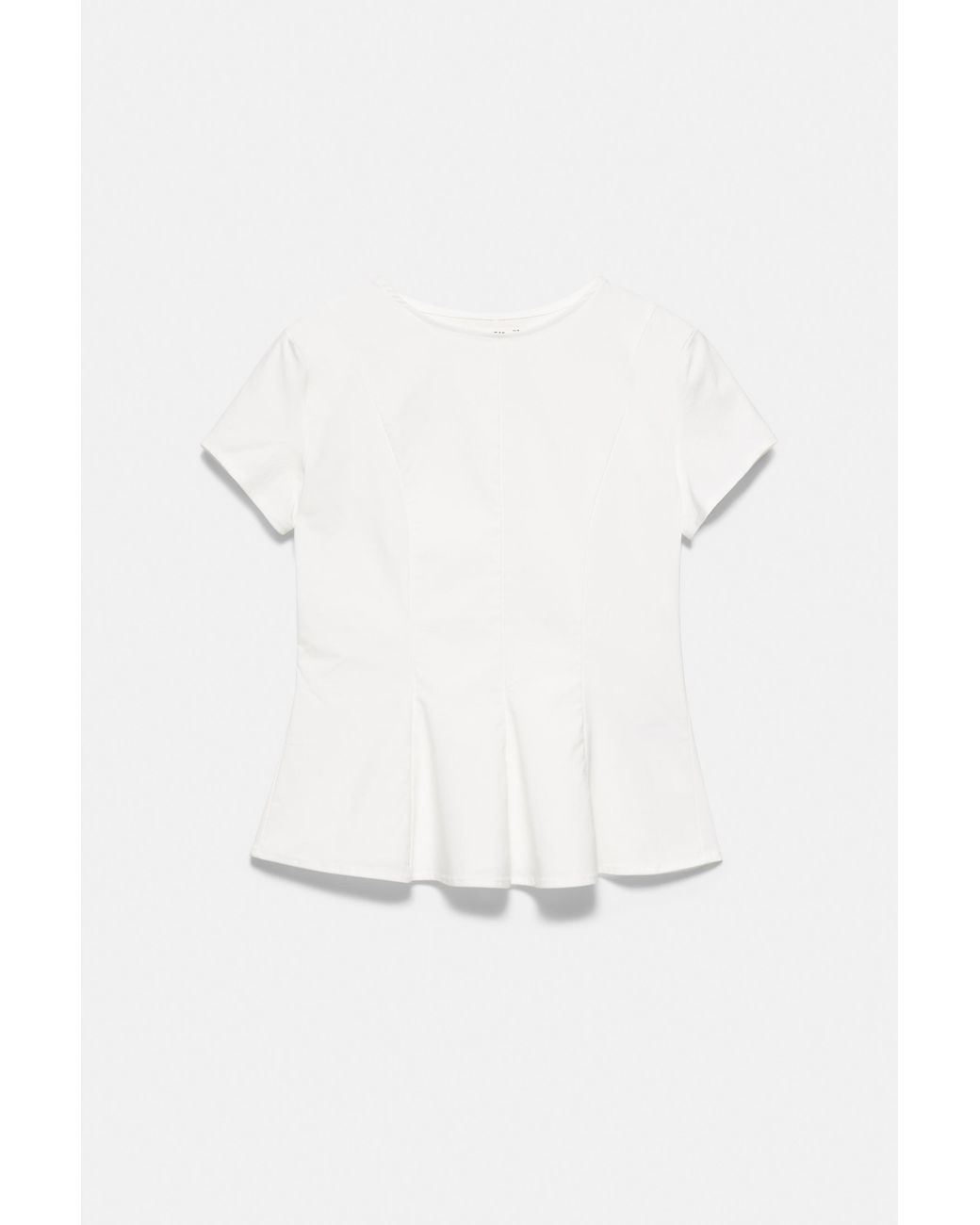 Pull&Bear Blue Peplum Top