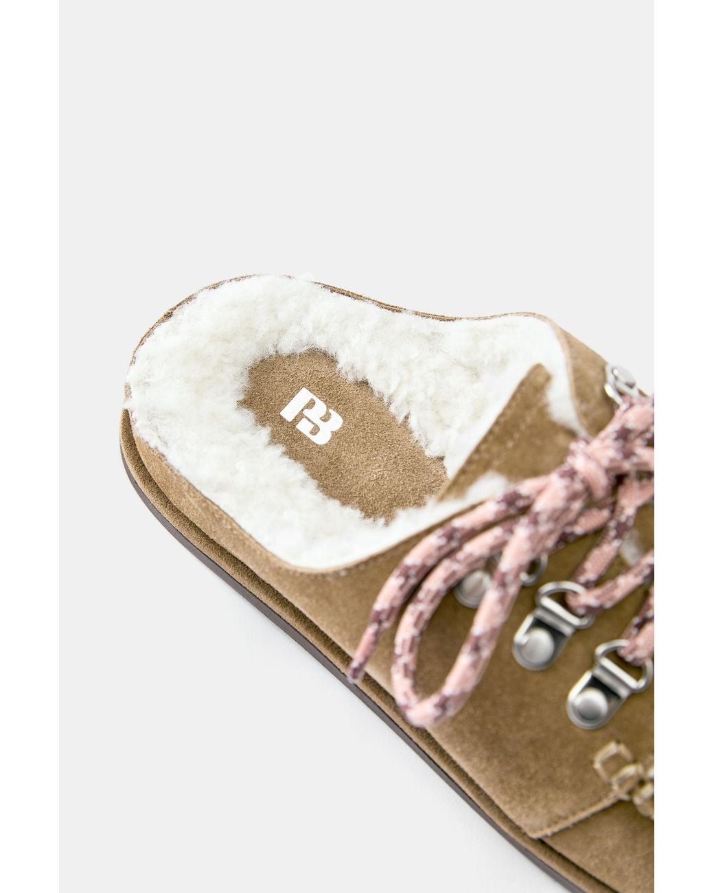 Pull&Bear Multicolor Leather Trekking Clogs