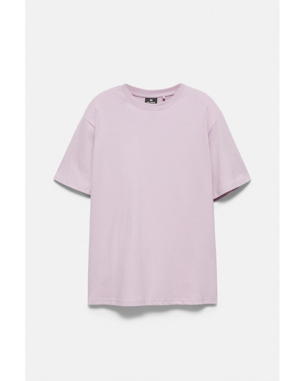 Maglietta Basic di Pull&Bear in Purple da Uomo