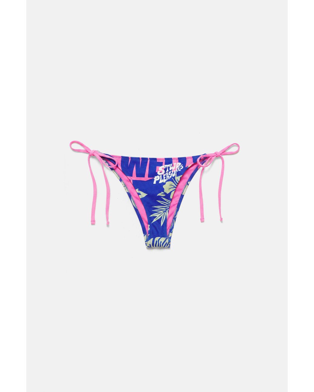 Bas De Bikini Pleasures X Stwd Pull&Bear en coloris Blue