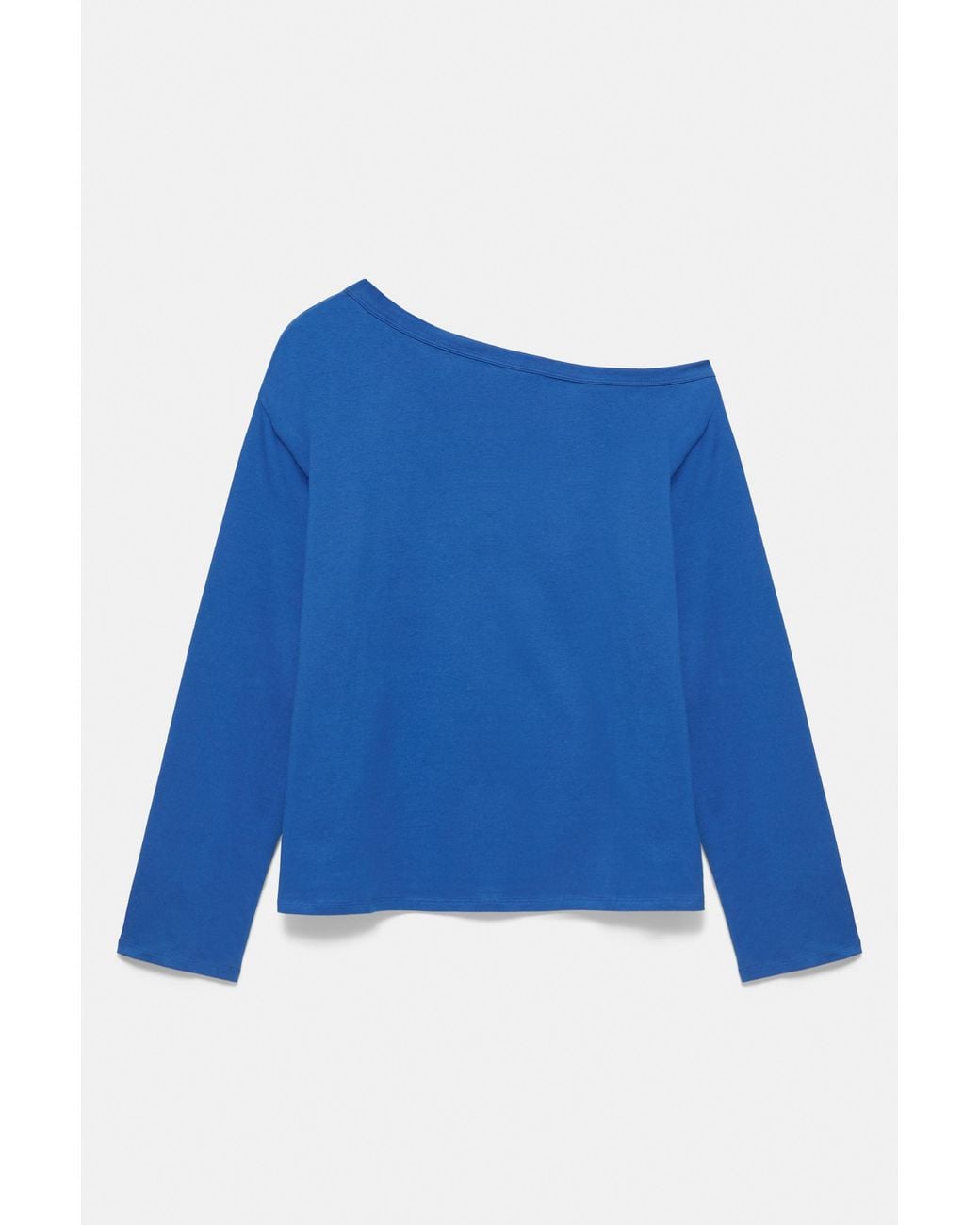 Pull&Bear Blue Asymmetric Oversize T-Shirt