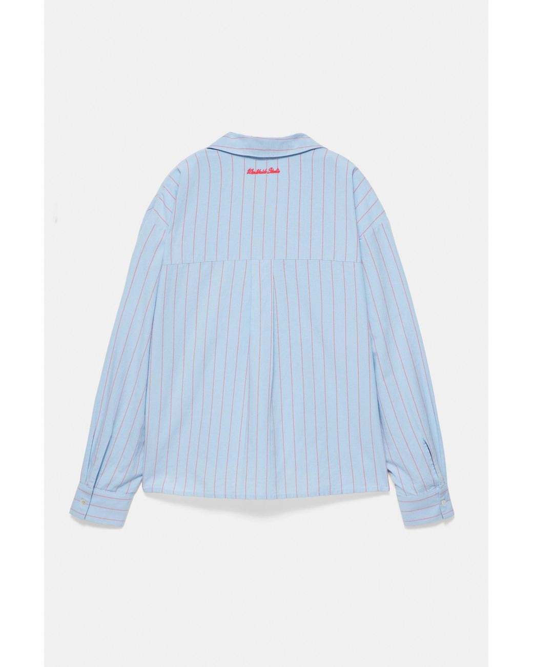 Pull&Bear White Sky Striped Shirt