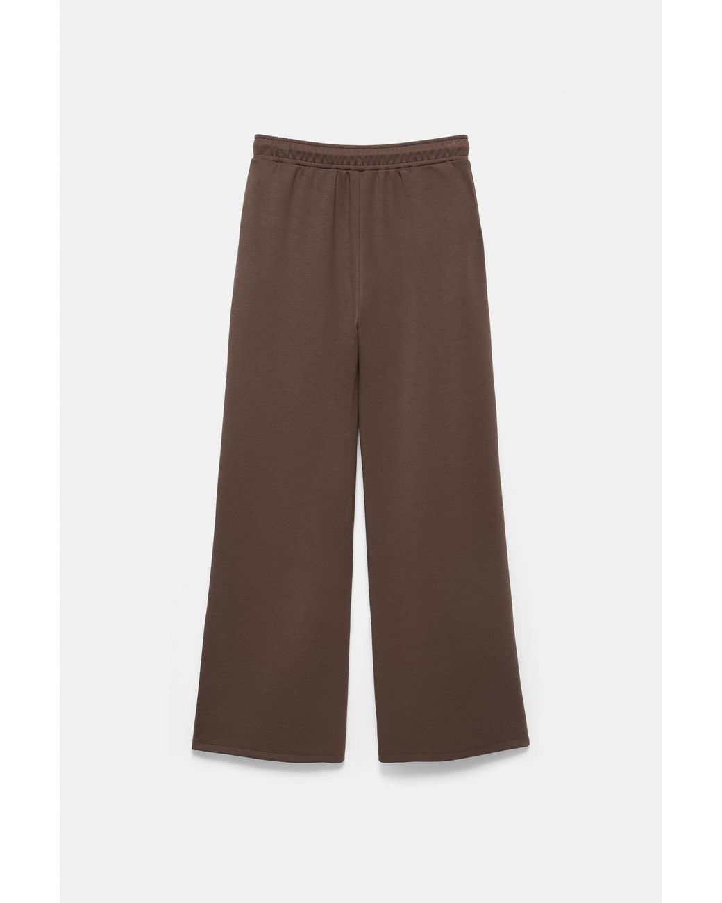 Pull&Bear Natural Modal Wide-Leg Trousers
