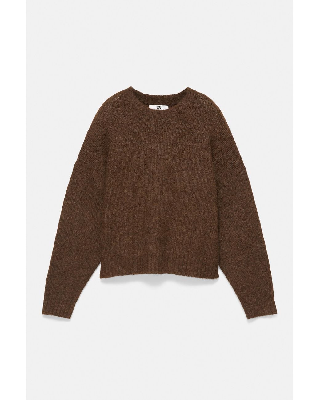 Pull&Bear Brown Basic-Strickpullover