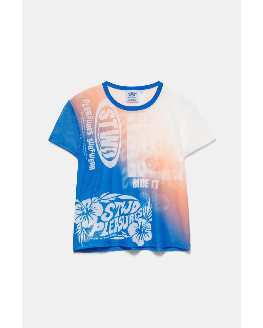 Pull&Bear Blue Pleasures X Stwd T-Shirt