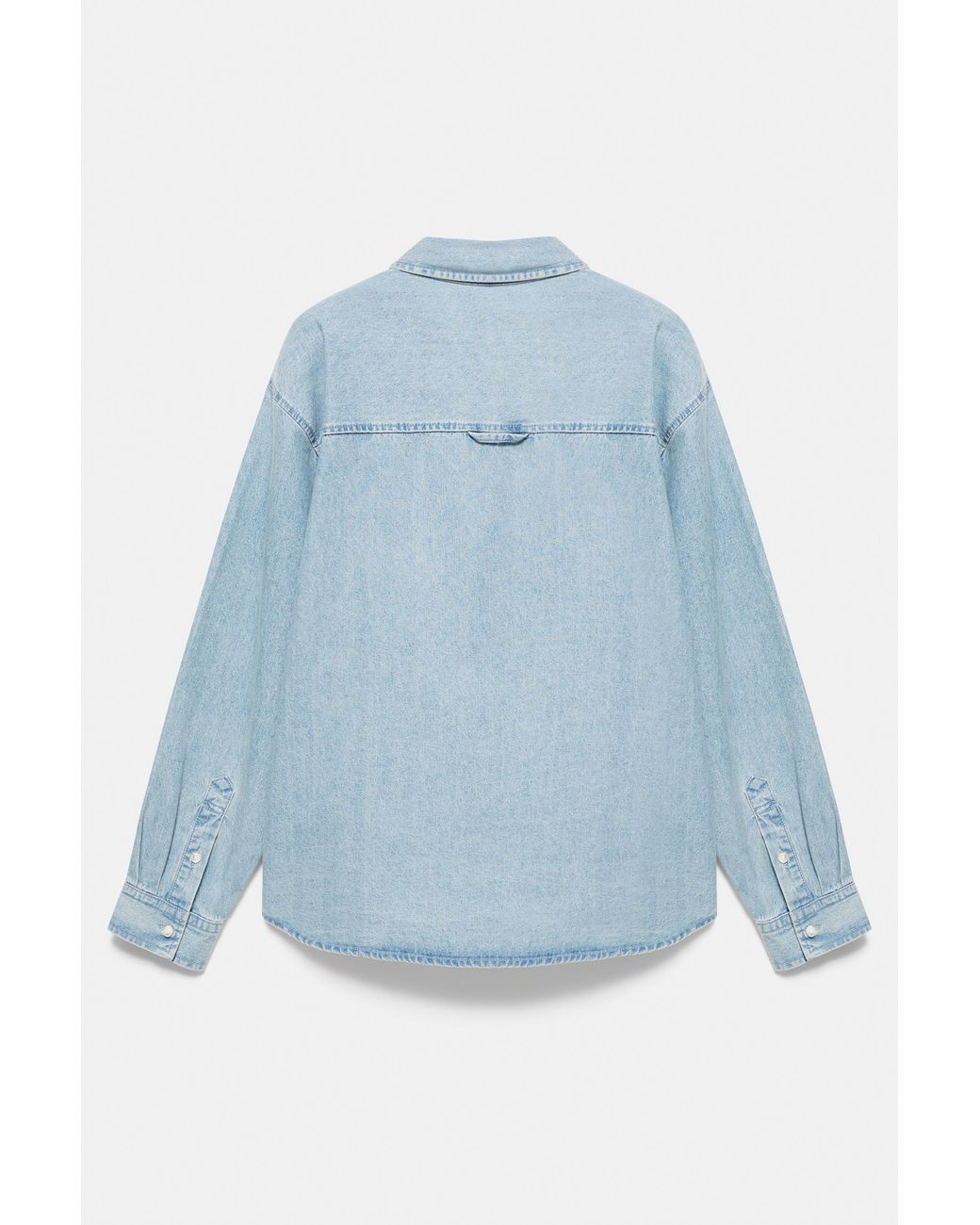 Camicia di Pull&Bear in Blue da Uomo