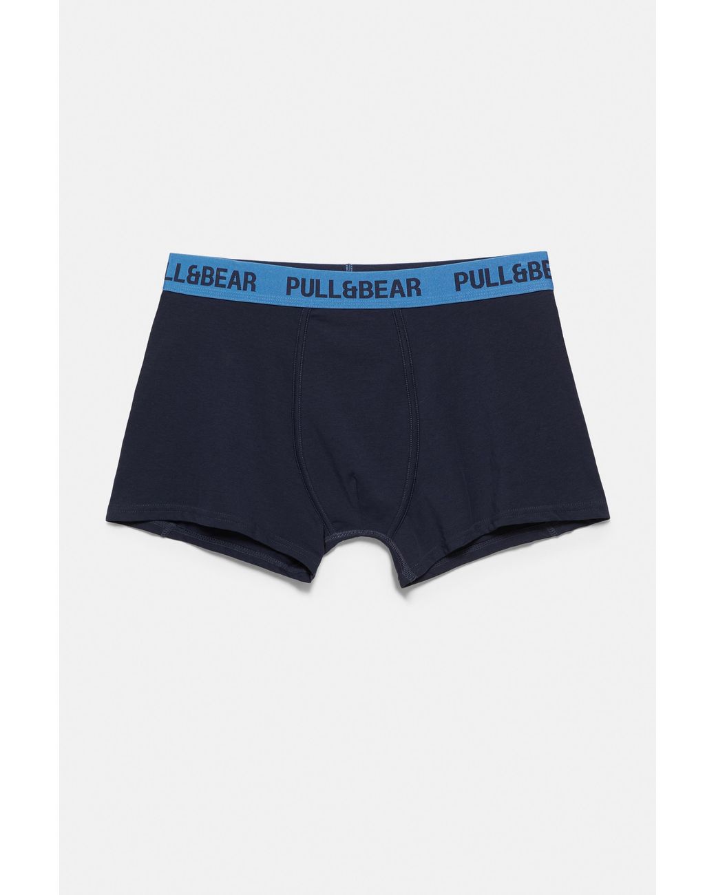 Pull&Bear Blue Pack Of 3 Boxers for men
